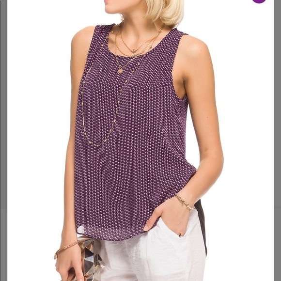 Purple geometric hi-low tank​​​​​​​​​​​​​​​​​​​ - Picture 4 of 4